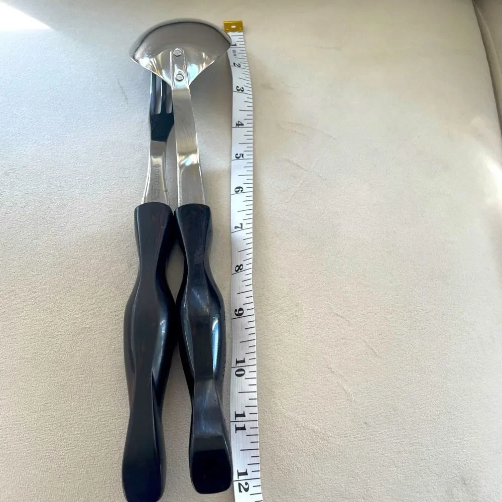 Cutco # 1726 KJ Fork & Mixing Large Serving Spoon 17 KH  Classic Dark Brown